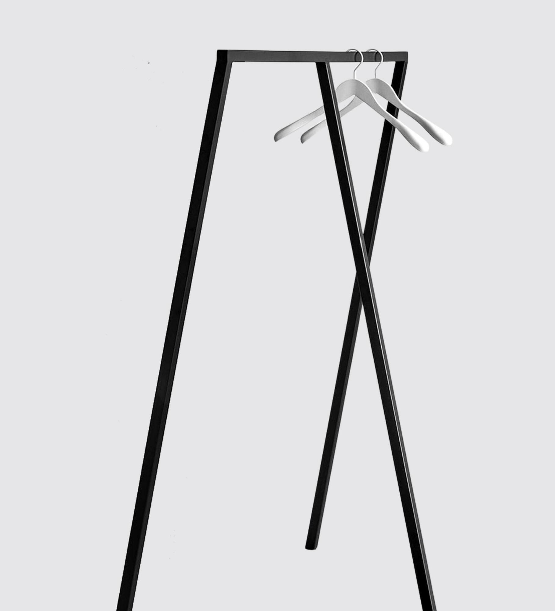 HAY Loop Stand Garderobe Schwarz 0