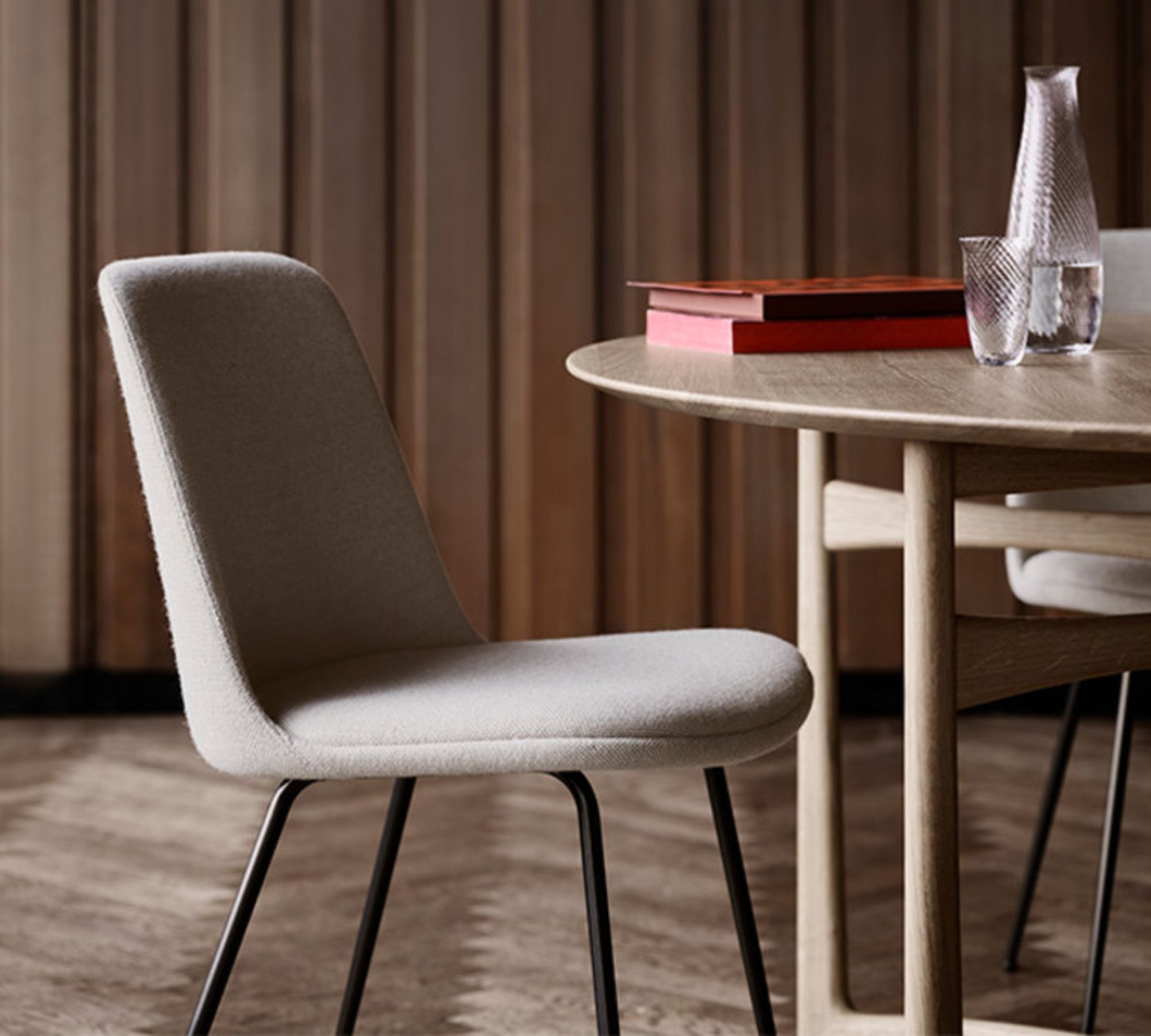 Rely HW 8 Chair Full Upholstery Beige 1