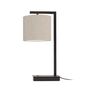 Table lamp 1-flame Cotton fabric Beige 1
