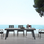 Nofi 3.0 Garden table Metal Glass-ceramic Anthracite 1