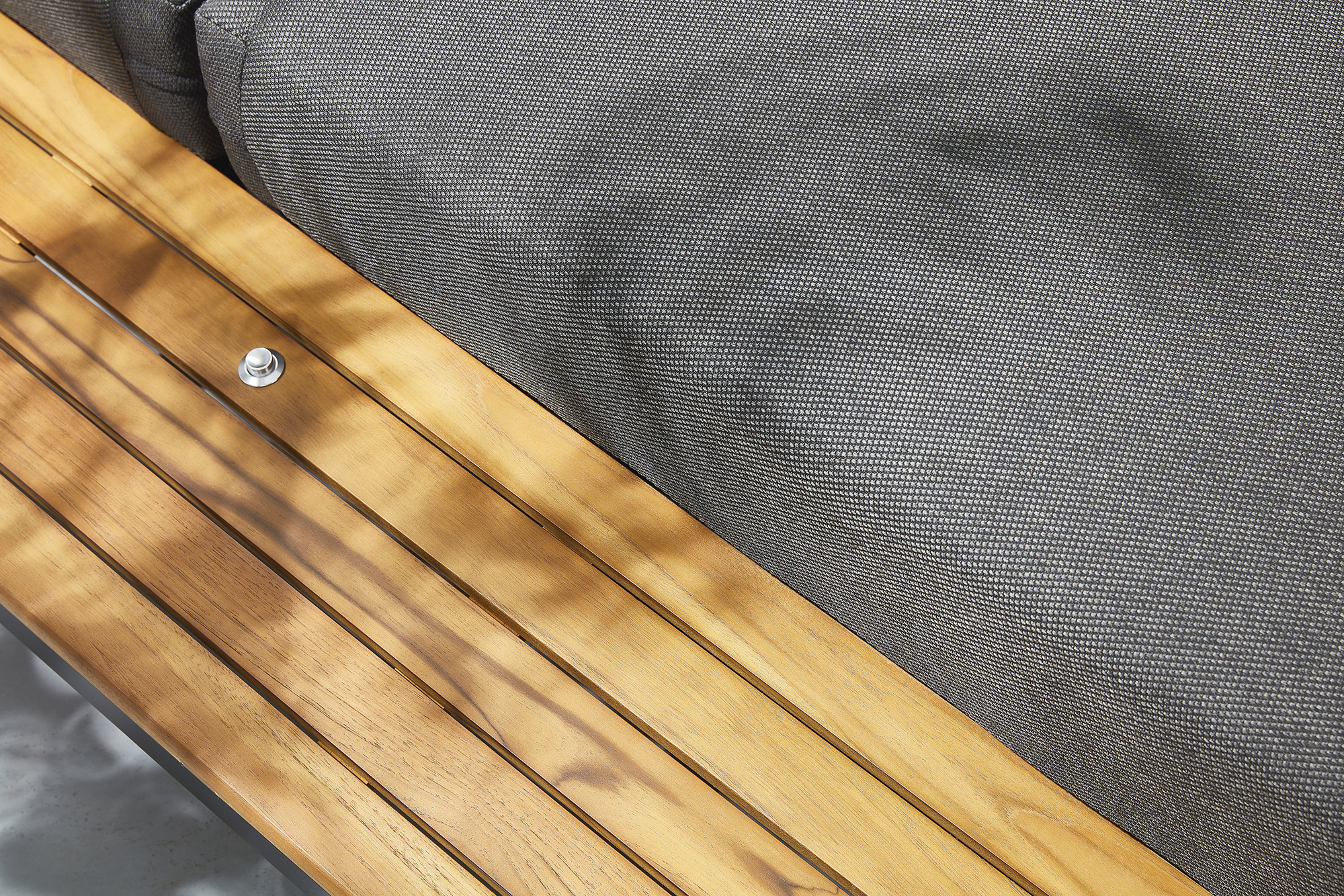 Polo Pro Lounge Metal Wood Anthracite 8