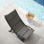 Hawaii beach chair metal textile anthracite 1
