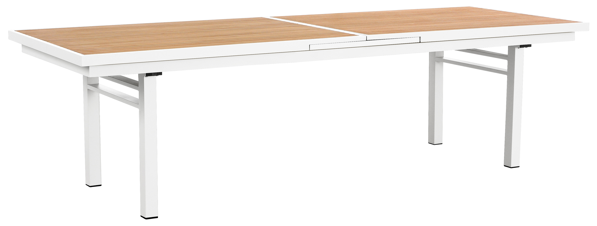 Nofi 2.0 Tavolo da giardino Allungabile Metallo Legno Bianco 0