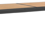 Nofi 2.0 Extendable Garden Table Metal Wood Black 0