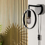 Wall lamp Metal Black 2