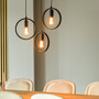 Pendant Light 3-Light Metal Black 1