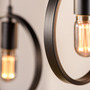 Pendant Light 3-Light Metal Black 7