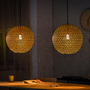 Pendant lamp 2-light metal black 1