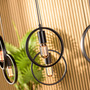 Pendant lamp 7-bulb Metal Black 2
