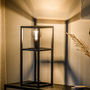 Table lamp steel black 1