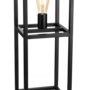 Table lamp steel black 3