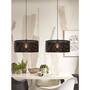 Java Pendant Lamp Bamboo Black 1