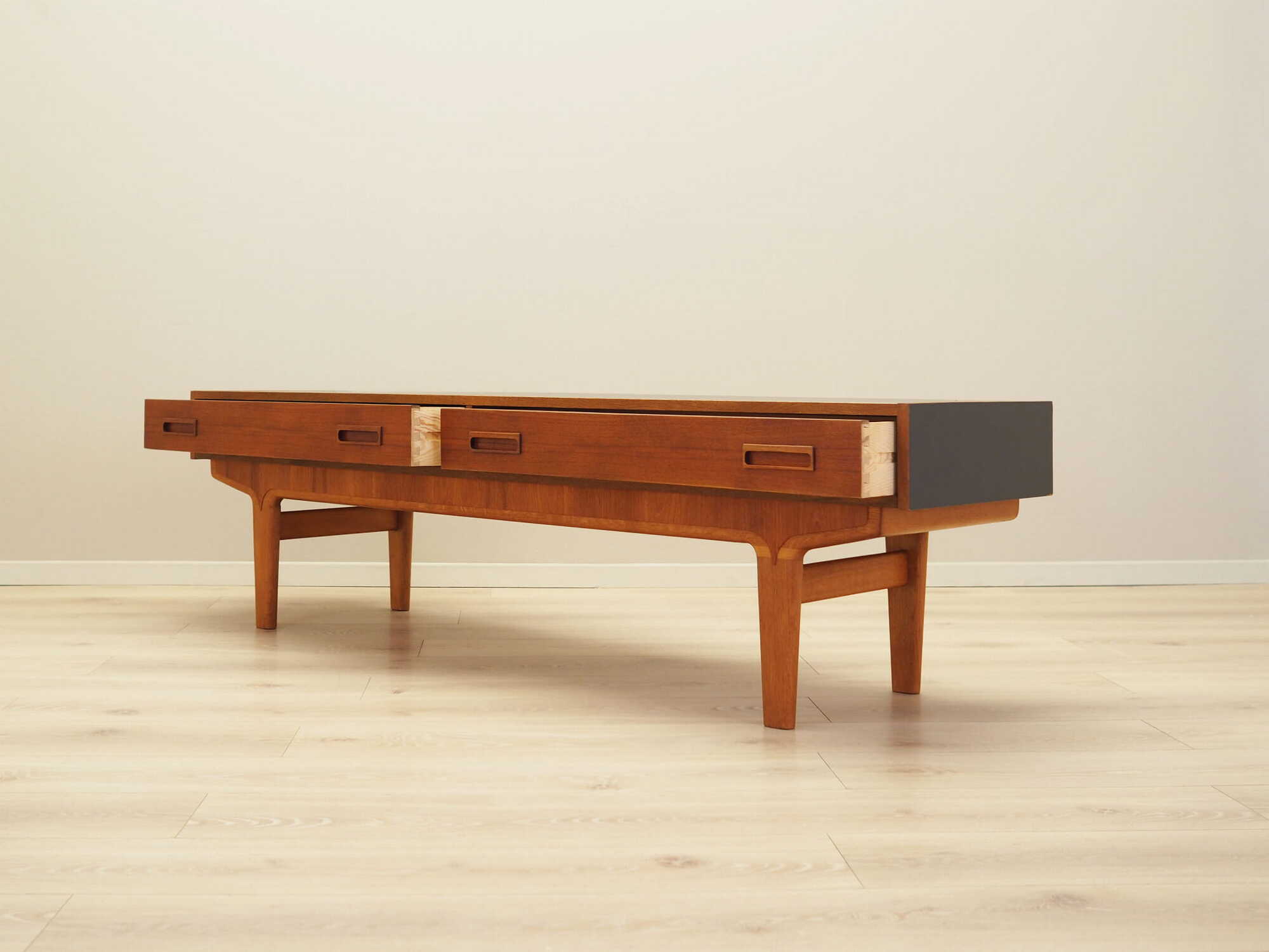 Vintage lowboard teak brown 1960s 4