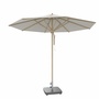 Classic parasol natural with base plate Ø 300cm 1