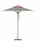 Klassiker Sonnenschirm 250x250cm mit Bodenplatte 0