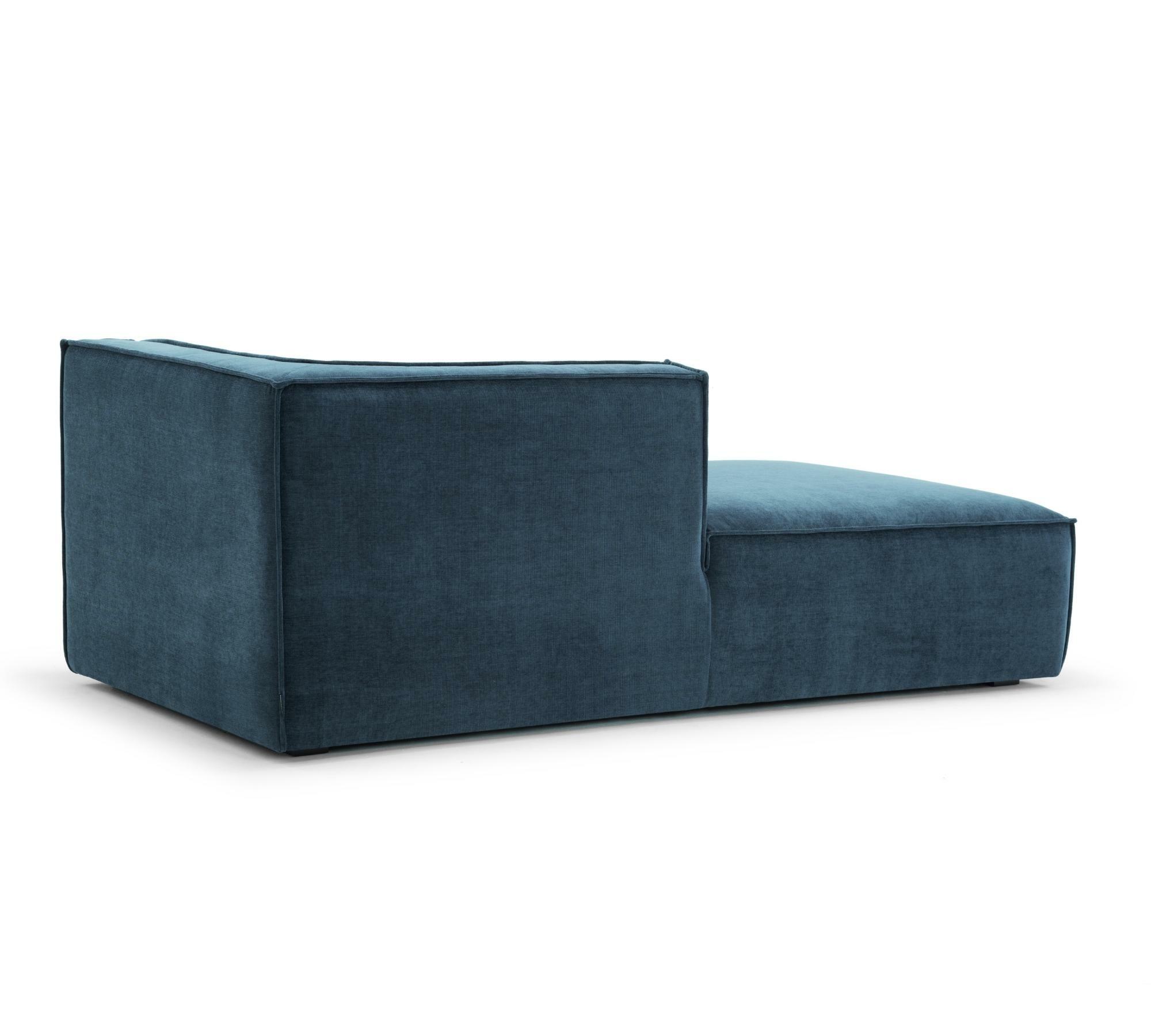 Dane 1-Seater Chaise Longue Left Danny Dusty Blue 1