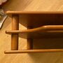 Mid-Century Zeitungsständer aus Holz 2