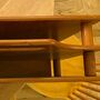 Mid-Century Zeitungsständer aus Holz 3
