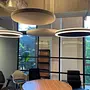 Pendant light set fabric wire beige 0