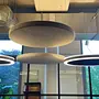 Pendant light set fabric wire beige 6