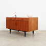 Vintage Cabinet Teak Wood Brown 1970s 3
