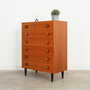 Vintage chest of drawers wood brown 1960s 2