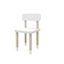 Dots Children's Chair Ash Wood White 0