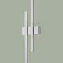 2-light wall lamp Silver 0