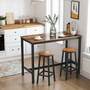 Bar stool reclaimed wood decor 2