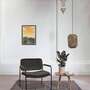 Eva Pendant Lamp Wood Black 2