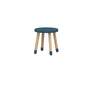 Dots Kinderhocker Eschenholz Dunkelblau 0