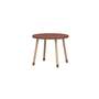 Dots Kindertisch Eschenholz Dark Rose 0