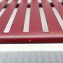 Week-End Outdoor Sitzbank Aluminium Bordeaux 1