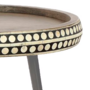 Beistelltisch Mangoholz Metall Gold Schwarz 1