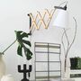 Wandleuchte Mexlite IX Mischgewebe / Buche massiv 1-flammig 4