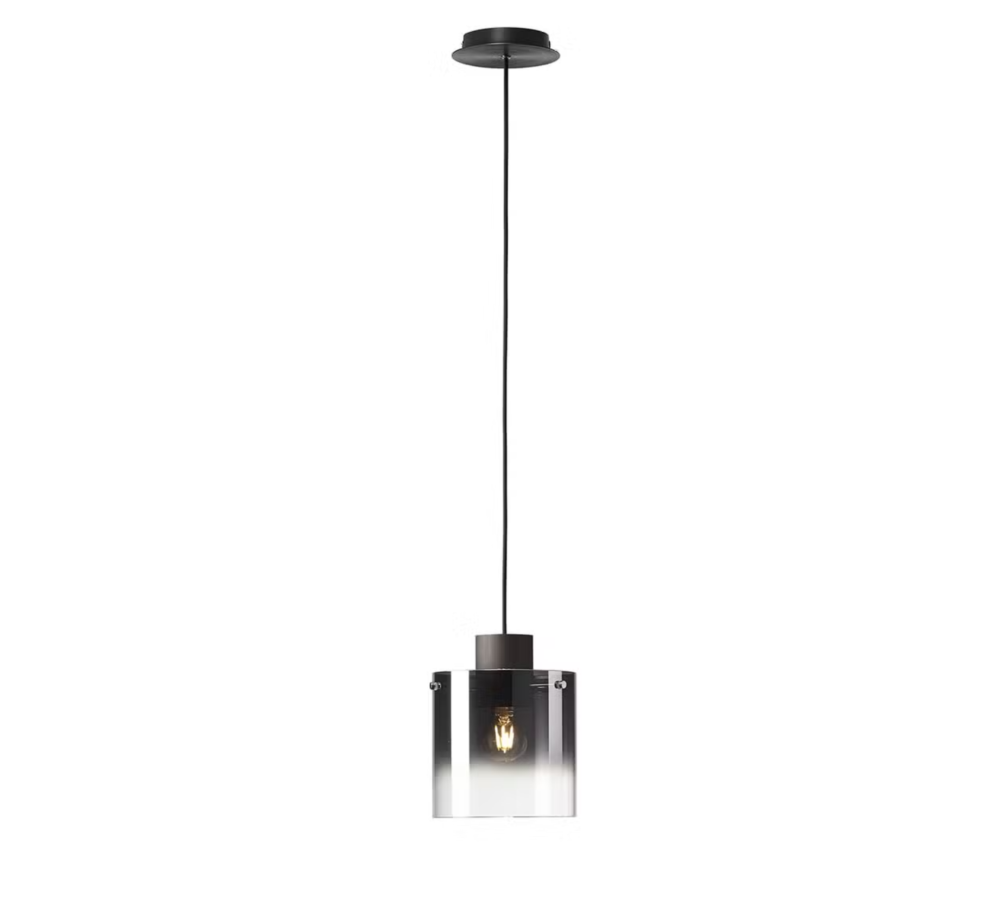 Pendant lamp Beth Mirror glass / Aluminum 1-light 1