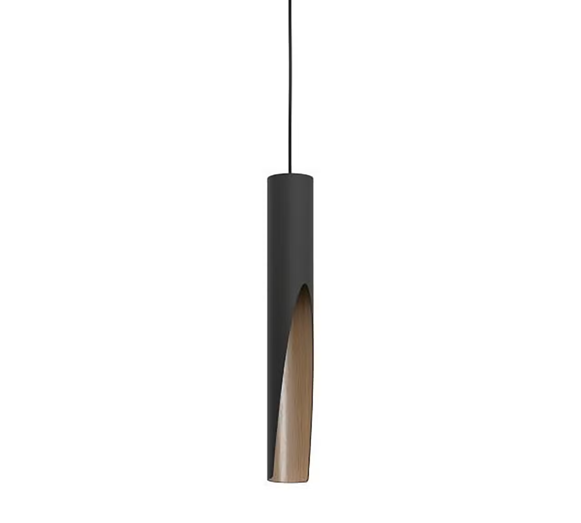 Barbotto Pendant Lamp Steel Wood Composite Brown 0