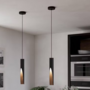 Barbotto Pendant Lamp Steel Wood Composite Brown 1