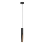 Barbotto Pendant Lamp Steel Wood Composite Brown 2