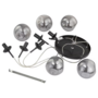 Pendant lamp 1-light Linen Iron 5