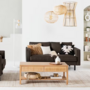 Pendant lamp natural fiber plant leaf 2