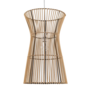 Pendant lamp natural fiber plant leaf 6