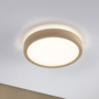 LED ceiling light Plastic Textile Beige 1