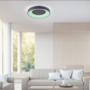 LED ceiling light 1-bulb acrylic glass metal 0