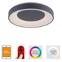 LED ceiling light 1-bulb acrylic glass metal 3
