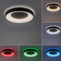 LED ceiling light 1-bulb acrylic glass metal 4