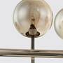 10-Light LED pendant lamp smoked glass 5