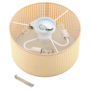Ceiling light paper metal brushed 3