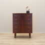 Vintage chest of drawers walnut wood brown 1970s 1