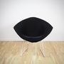 Bertoia Diamond Chair Steel in Full Upholstery 4